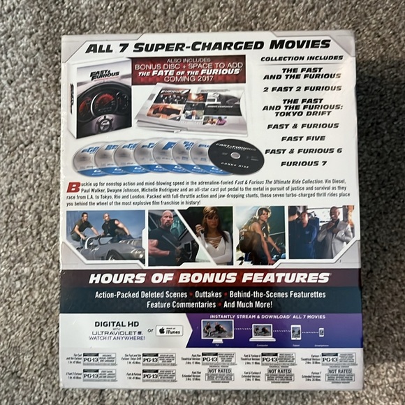 Fast & Furious - The Ultimate Ride Collection - Blu-Ray and Digital HD - Picture 3 of 3
